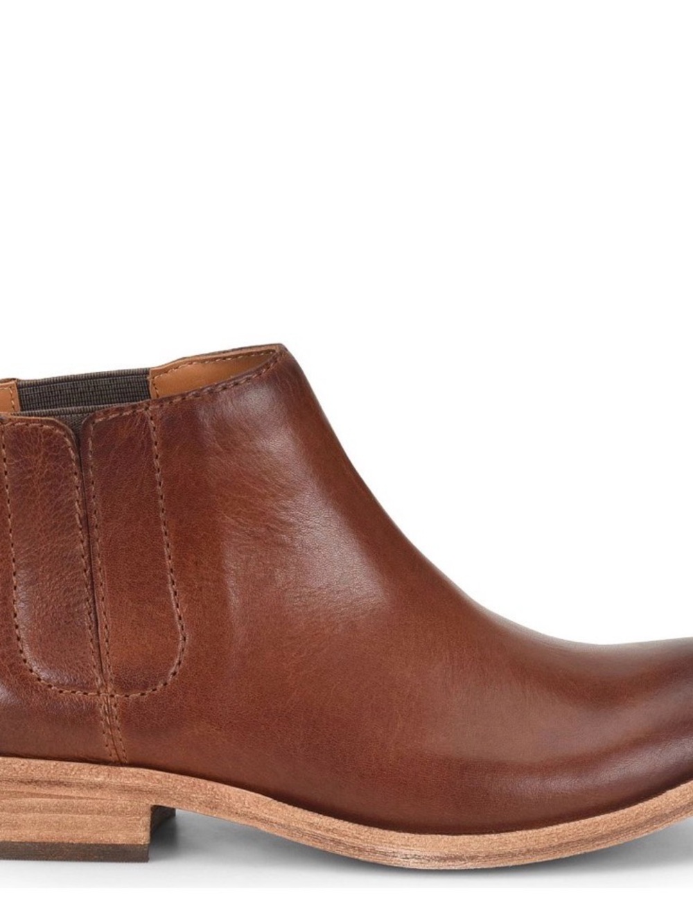 Kork-Ease Brown Leather Chelsea Ankle Boot